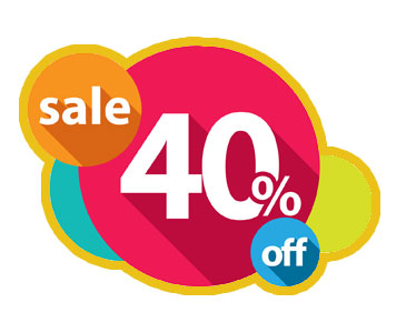 save 40percent off